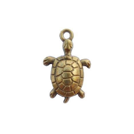 Zawieszka metalowa Charms ScrapBerry's Żółw, 27mm